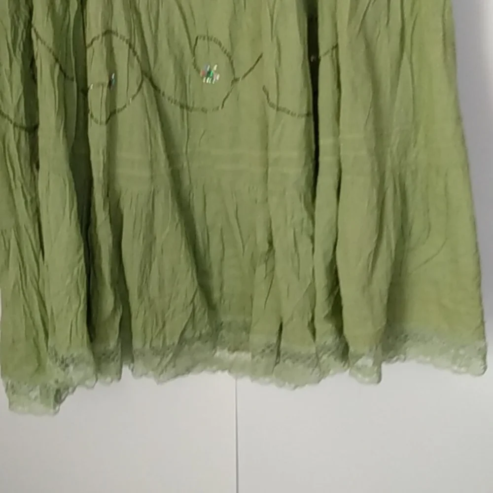 Boho Witchy Free Spirir Broom Skirt Plus - Picture 3 of 6